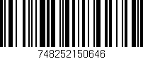 Código de barras (EAN, GTIN, SKU, ISBN): '748252150646'