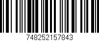 Código de barras (EAN, GTIN, SKU, ISBN): '748252157843'