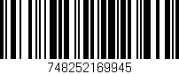 Código de barras (EAN, GTIN, SKU, ISBN): '748252169945'
