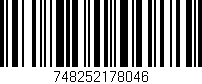 Código de barras (EAN, GTIN, SKU, ISBN): '748252178046'