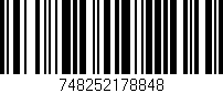 Código de barras (EAN, GTIN, SKU, ISBN): '748252178848'