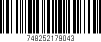 Código de barras (EAN, GTIN, SKU, ISBN): '748252179043'