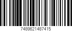 Código de barras (EAN, GTIN, SKU, ISBN): '7489621487415'