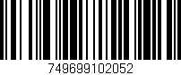 Código de barras (EAN, GTIN, SKU, ISBN): '749699102052'