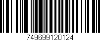 Código de barras (EAN, GTIN, SKU, ISBN): '749699120124'