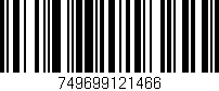Código de barras (EAN, GTIN, SKU, ISBN): '749699121466'