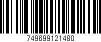 Código de barras (EAN, GTIN, SKU, ISBN): '749699121480'