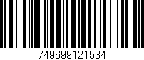 Código de barras (EAN, GTIN, SKU, ISBN): '749699121534'