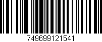 Código de barras (EAN, GTIN, SKU, ISBN): '749699121541'