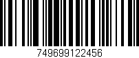 Código de barras (EAN, GTIN, SKU, ISBN): '749699122456'