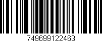 Código de barras (EAN, GTIN, SKU, ISBN): '749699122463'