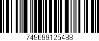 Código de barras (EAN, GTIN, SKU, ISBN): '749699125488'