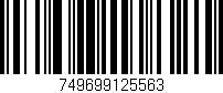 Código de barras (EAN, GTIN, SKU, ISBN): '749699125563'