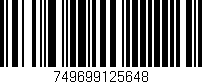 Código de barras (EAN, GTIN, SKU, ISBN): '749699125648'