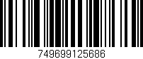 Código de barras (EAN, GTIN, SKU, ISBN): '749699125686'