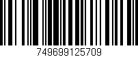 Código de barras (EAN, GTIN, SKU, ISBN): '749699125709'