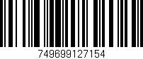 Código de barras (EAN, GTIN, SKU, ISBN): '749699127154'