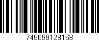 Código de barras (EAN, GTIN, SKU, ISBN): '749699128168'