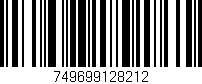 Código de barras (EAN, GTIN, SKU, ISBN): '749699128212'