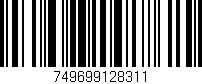 Código de barras (EAN, GTIN, SKU, ISBN): '749699128311'
