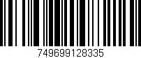 Código de barras (EAN, GTIN, SKU, ISBN): '749699128335'
