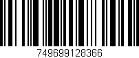 Código de barras (EAN, GTIN, SKU, ISBN): '749699128366'