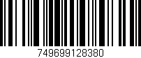 Código de barras (EAN, GTIN, SKU, ISBN): '749699128380'