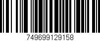 Código de barras (EAN, GTIN, SKU, ISBN): '749699129158'