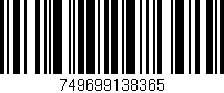 Código de barras (EAN, GTIN, SKU, ISBN): '749699138365'