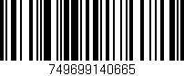 Código de barras (EAN, GTIN, SKU, ISBN): '749699140665'