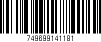 Código de barras (EAN, GTIN, SKU, ISBN): '749699141181'