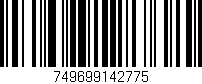Código de barras (EAN, GTIN, SKU, ISBN): '749699142775'