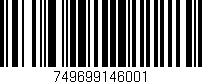 Código de barras (EAN, GTIN, SKU, ISBN): '749699146001'