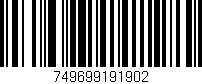 Código de barras (EAN, GTIN, SKU, ISBN): '749699191902'