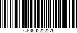 Código de barras (EAN, GTIN, SKU, ISBN): '7496992222279'
