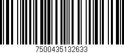Código de barras (EAN, GTIN, SKU, ISBN): '7500435132633'