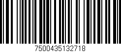 Código de barras (EAN, GTIN, SKU, ISBN): '7500435132718'