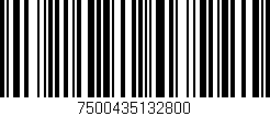 Código de barras (EAN, GTIN, SKU, ISBN): '7500435132800'