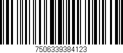 Código de barras (EAN, GTIN, SKU, ISBN): '7506339384123'