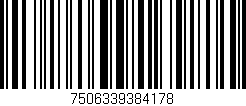 Código de barras (EAN, GTIN, SKU, ISBN): '7506339384178'