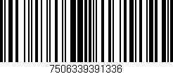 Código de barras (EAN, GTIN, SKU, ISBN): '7506339391336'