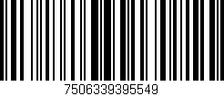 Código de barras (EAN, GTIN, SKU, ISBN): '7506339395549'