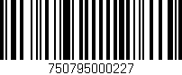 Código de barras (EAN, GTIN, SKU, ISBN): '750795000227'