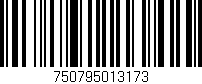 Código de barras (EAN, GTIN, SKU, ISBN): '750795013173'
