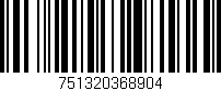 Código de barras (EAN, GTIN, SKU, ISBN): '751320368904'
