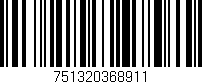 Código de barras (EAN, GTIN, SKU, ISBN): '751320368911'