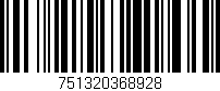 Código de barras (EAN, GTIN, SKU, ISBN): '751320368928'