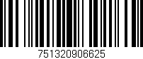 Código de barras (EAN, GTIN, SKU, ISBN): '751320906625'