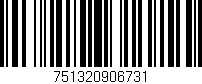 Código de barras (EAN, GTIN, SKU, ISBN): '751320906731'