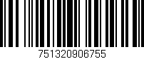 Código de barras (EAN, GTIN, SKU, ISBN): '751320906755'